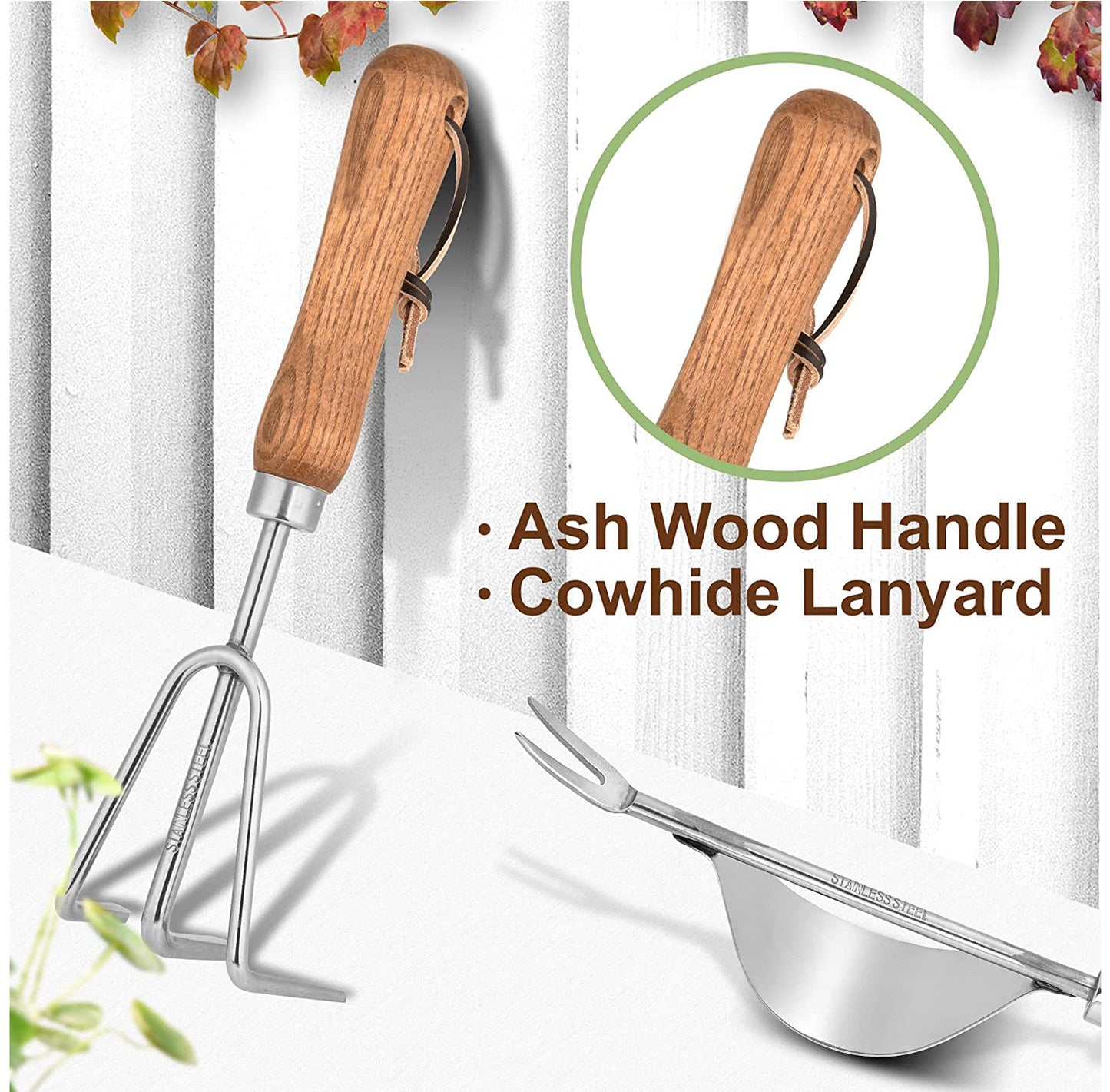 Tools Stainless Steel Tools With Wooden Handle 4-piece Set